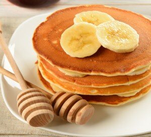 Fruit and nut pancakes