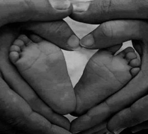 Family hands