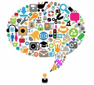 Social Media Thought Bubble