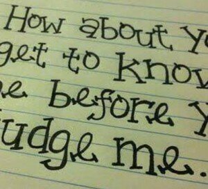 Don't Judge Me