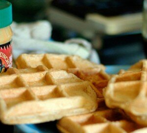 Peanut Butter Waffles