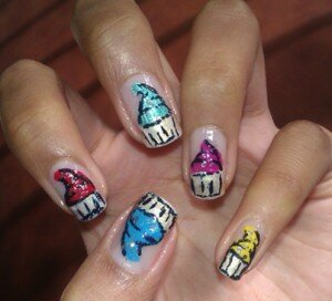 Cupcake nails