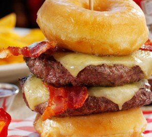 The Double Donut Burger