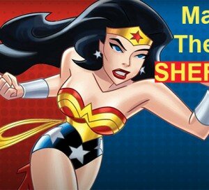 wonder woman cover text
